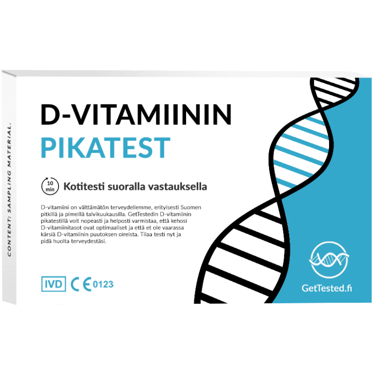 D-vitamiinin Pikatesti - GetTested.fi